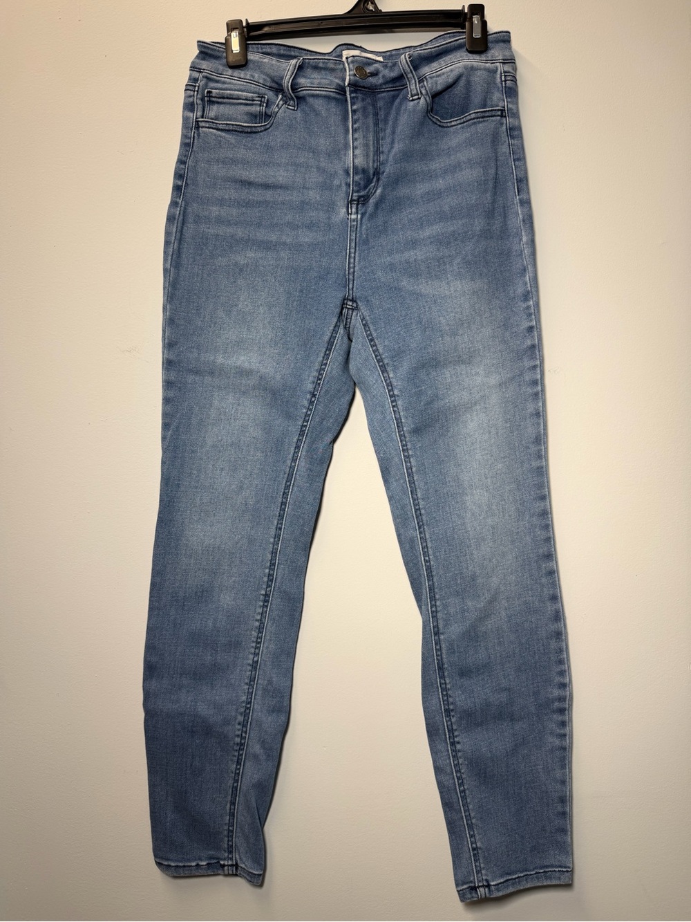 Cello Light Wash Blue Slim-Fit Skinny Jeans High-Rise Stretchy Y2K